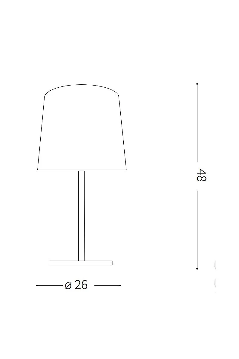 Настольная лампа IDEAL LUX 12977
