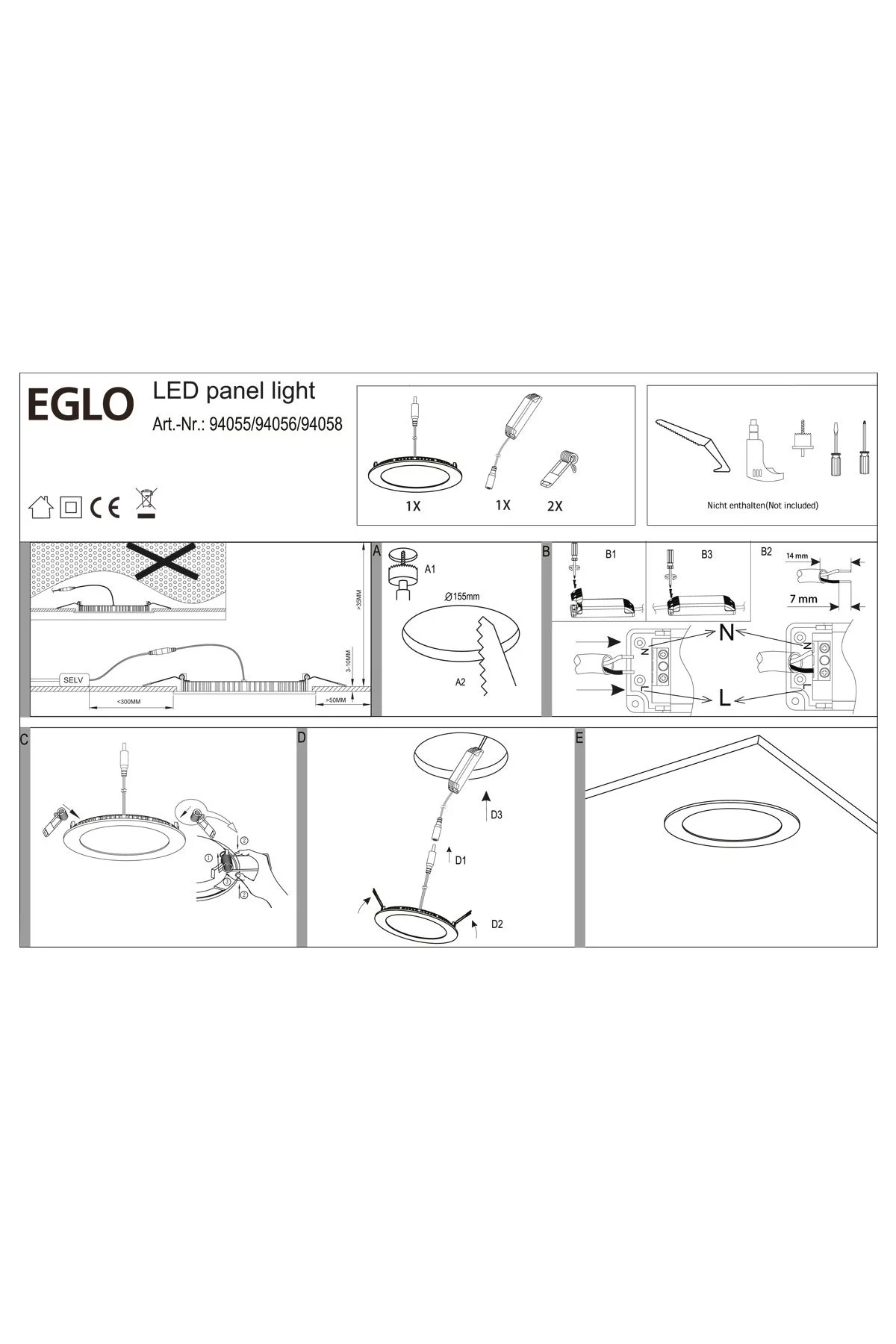 Точечный светильник EGLO 69496