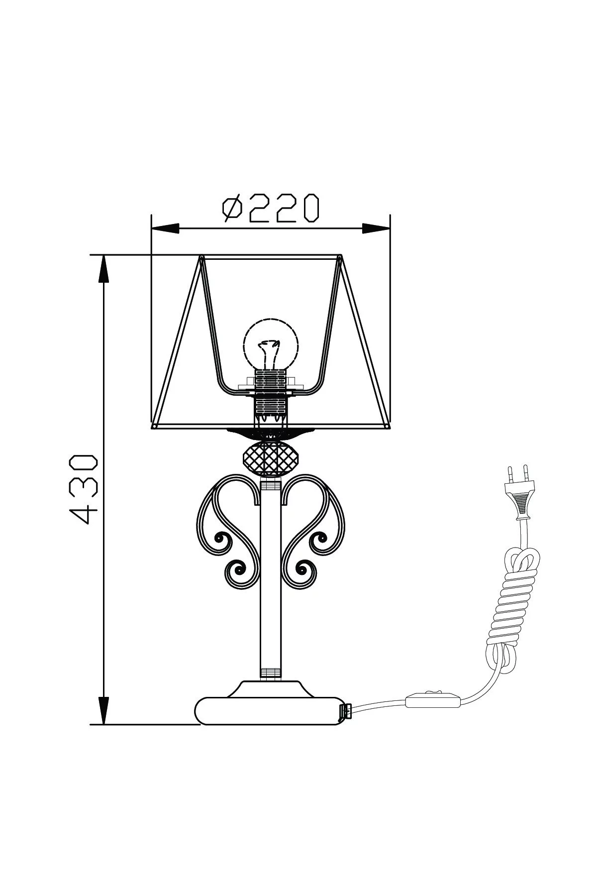 Настольная лампа MAYTONI 73273