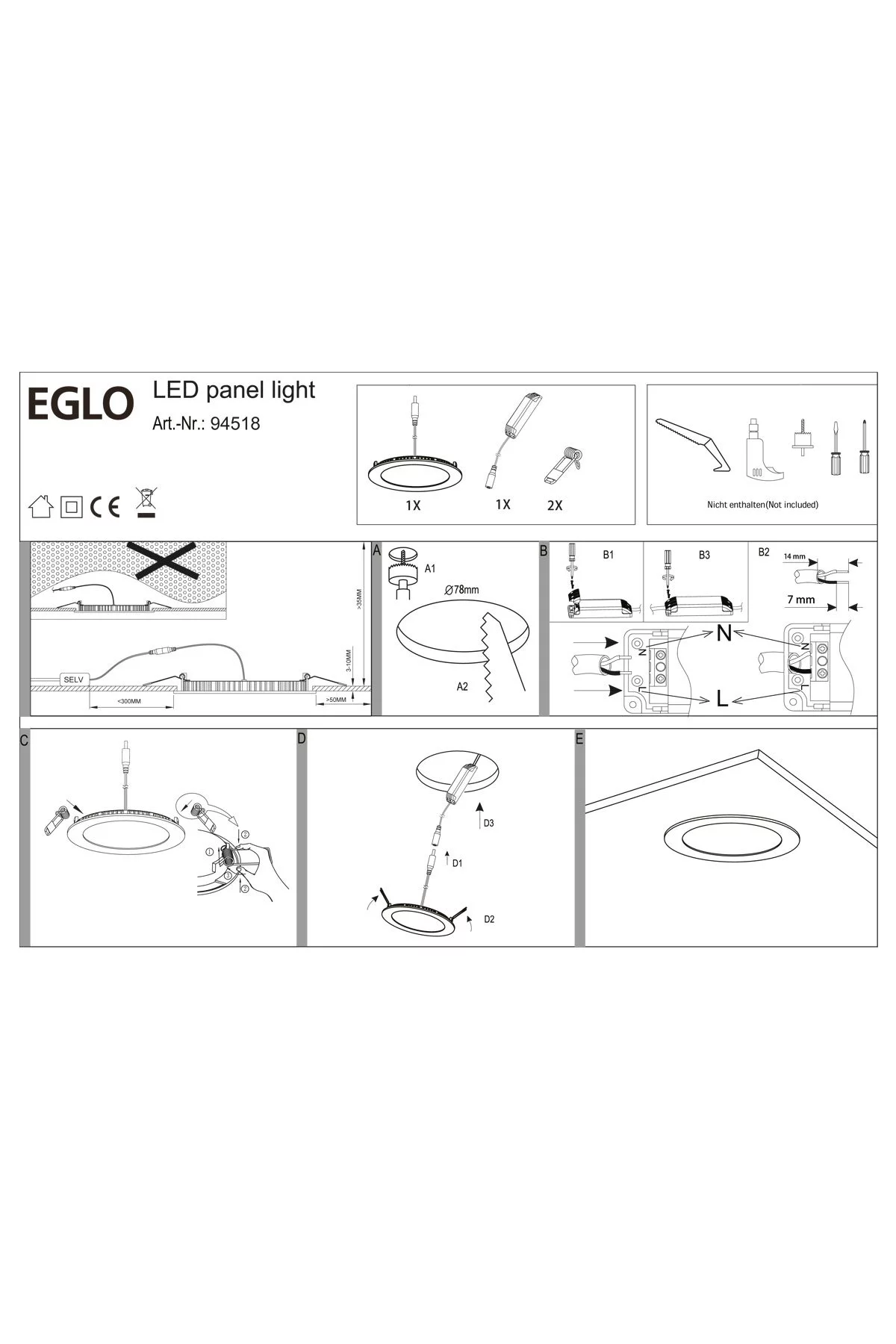 Точечный светильник EGLO 82966